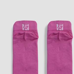 PowerCore Sporty Pink Quarter <b>Socks</b> Breathable Sweat-Wicking Customizable Knitted Sublimation Technique ODM Ankle Crew for Daily - Product Image 5