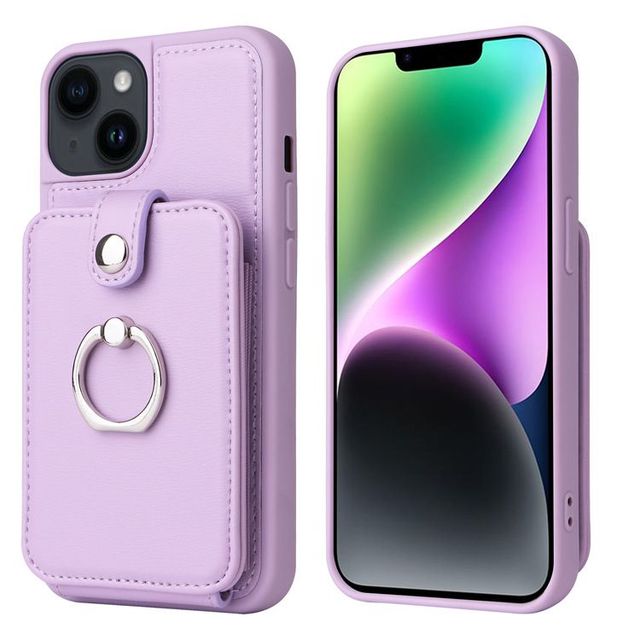 Customized Leather Magnetic Stand Foldable Flip Cover Case Card Slots for -PU+TPU Material Electroplate Finish Pure