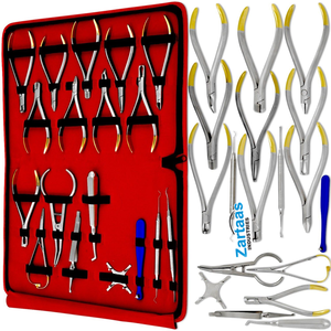 Juego de Instrumentos dentales de ortodoncia básica de alta calidad, 18 Uds., Kit Premium compuesto, fabricante y exportador de Instrumentos dentales - Product Image 3