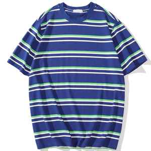 T-shirt léger 100% coton pour hommes en gros T-shirt unisexe uni de haute qualité coupe ample logo personnalisé Simple uni pour hommes - Product Image 3