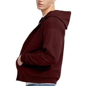 Meilleures ventes Sweats à capuche zippés pour hommes sur mesure 100% coton Trendy Active Wear Gym & Street Wear pour la vente de vêtements de mode d'hiver - Product Image 6