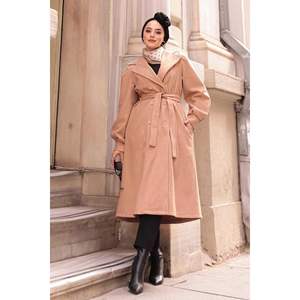 Abrigo de Cachemira para Mujer con Mangas Abullonadas, Diseño Elegante TEN - Product Image 5