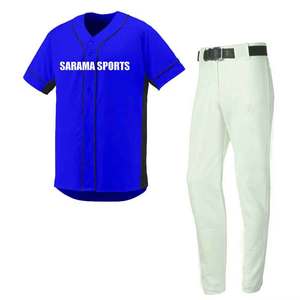 Ensembles d'uniformes de baseball de formation de service OEM les plus vendus pour les hommes nouveauté Style tendance techniques imprimées prix bon marché - Product Image 3