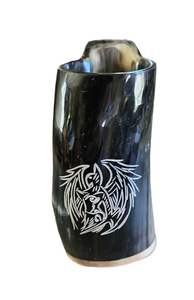 TOOL POLISHED HANDCRAFTED VIKING DRINKING HORN BEER STEIN Drinking Horn <b>mug</b> Viking Drinking Horn <b>Mug</b> <b>Coffee</b> <b>Mug</b> - Product Image 2