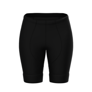 Shorts de cyclisme grande taille pour femme pour le tourisme - Noir uni - Product Image 3