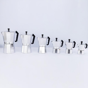 Caffettiera Moka in Alluminio dal Design Classico Italiano con Valvola, Capacità 50ml, Coperchio Ecologico, Design Moderno per Tutti i Tipi di Fornelli - Product Image 1