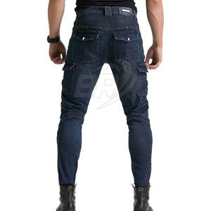 กางเกงยีนส์มอเตอร์ไซค์ผู้ชายขายดีออนไลน์ สินค้าใหม่ ผลิตจากวัสดุคุณภาพดีที่สุด MOQ ต่ำ - Product Image 2