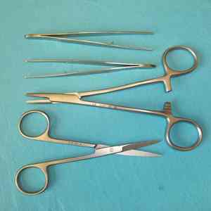 Pansement adson jetable à usage unique et pinces à usage unique de bonne qualité porte-aiguilles en acier inoxydable stérile - Product Image 5