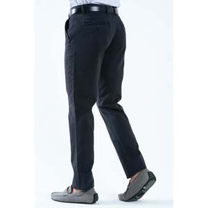 Pantalón Chino Formal NEILER de Algodón 100% Oxford, Lavado de Color, Corte Ajustado con Cinturón y Cremalleras, Ligero - Product Image 6