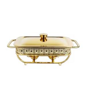 Plat de service en acier inoxydable pour hôtel, restaurant, traiteur, buffet - Product Image 1