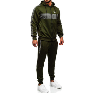 Conjunto Deportivo de Invierno para Hombre de Alta Calidad, Personalizado, 100% Poliéster, Transpirable, de Secado Rápido, Manga Larga, con Cremallera Completa y Capucha - Product Image 6