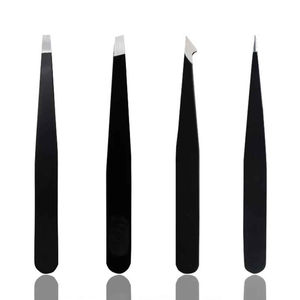 Pinces à épiler antistatiques en acier inoxydable personnalisées, pinces à épiler pointues pour l'épilation des sourcils, couleurs noir, rose, or, étiquette privée - Product Image 6