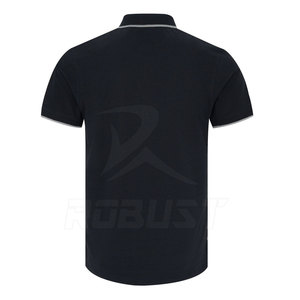 Venta al por mayor de diseño personalizado de los hombres para Polo camiseta transpirable poliéster/algodón sólido moda camisetas precio barato manga corta - Product Image 2