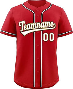 Maillots de baseball et de softball pour jeunes de la meilleure qualité Impressions par sublimation personnalisée Uniformes en polyester respirant Prix raisonnable OEM - Product Image 1