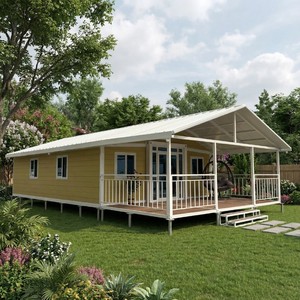 Casa Prefabricada de Lujo con Certificación Europea, Modelo Magic <span class=keywords><strong>La</strong></span> Casa, Cabaña de Doble Ala de 40 Pies, Casa Contenedor Modular Expandible para <span class=keywords><strong>Hotel</strong></span> - Product Image 2