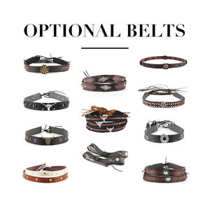 Sombrero de vaquera clásico personalizado Cinturón de cuero personalizado Hombres Mujeres Sombrero de vaquero de fieltro con logotipo personalizado - Product Image 4