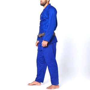 Unisex Brazilian Jiu Jitsu Gi 100% algodón Ibjjf aprobado BJJ Kimono personalizable artes marciales desgaste para adultos - Product Image 4