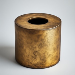 Boîte à mouchoirs en métal multifonctionnelle de haute qualité, fabriquée à la main, portable, durable, conçue pour une vie organisée, offrant un style moderne et simple - Product Image 2