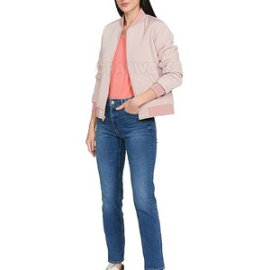 Hecho en el mejor Material Chaquetas de bombardero de las mujeres Nueva llegada Chaquetas de bombardero de las mujeres Low Moq Chaquetas de bombardero de las mujeres - Product Image 3