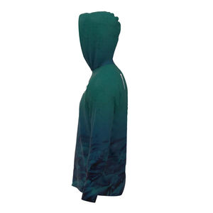 Jersey de pesca de manga larga con protección UV y logotipo personalizado UPF 50 + para hombre, malla impermeable de poliéster que absorbe la humedad, talla grande - Product Image 3