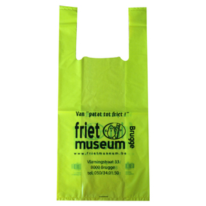 Black PE <b>Plastic</b> Trash Bags – Durable Matte Finish, Convenient T-Shirt Style, Perfect for Garbage & Packaging Use. - Product Image 5