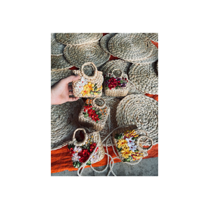 ตะกร้าซักผ้าผักตบชวาพร้อมกระเป๋าถือดีไซน์แบบธรรมชาติระบายอากาศได้อุปกรณ์ในบ้านเปิดปิด - Product Image 5