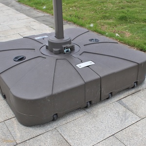 Base de sombrilla de HDPE con ruedas, parasol de playa para exteriores, piezas de sombrilla, <span class=keywords><strong>bases</strong></span> de sombrillas para terraza y <span class=keywords><strong>patio</strong></span> - Product Image 1