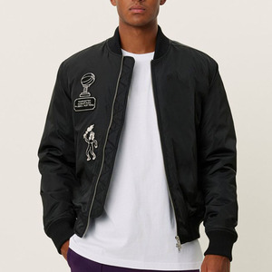 Logotipo personalizado y diseño de los hombres Letterman Varsity chaqueta bordada de béisbol universitario Bomber chaqueta de invierno para los hombres - Product Image 1