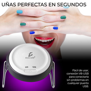 Sèche-ongles portable 18W mini, 9 LED UV, haute qualité, sans fil, lampe à ongles, logo personnalisé, prises USB/EU/US, alimentation électrique par batterie - Product Image 5