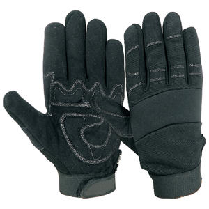 Guantes de Trabajo de Cuero Reforzados de Alta Calidad para Hombre, Protección para las Manos, Doble Palma de Cuero, Guantes de Seguridad para Trabajos de Construcción - Product Image 3
