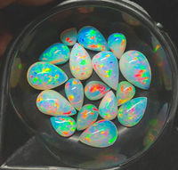 Opale d'Éthiopie naturelle de haute qualité AA, cabochon pour la fabrication de bijoux, taille brillante, pierres précieuses en vrac de qualité supérieure, jeu de couleurs/effet de feu 5-11