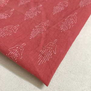 Tela de Algodón Estampada a Mano |   Textil Indio Tradicional con Motivo Buti Minimalista - Product Image 4