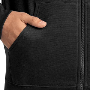 Sudadera con capucha premium para hombre, 100% algodón, forro polar grueso, logotipo personalizado, color, antipilling, transpirable, suave, lavado a la piedra, bordado - Product Image 4
