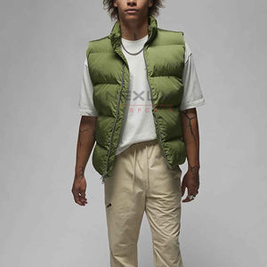 Chaleco ligero personalizado para hombre de talla grande 2025, chaqueta sin mangas con cremallera de alta calidad y chalecos cortos, ropa exterior cálida para invierno - Product Image 5