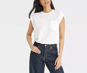 Tùy chỉnh mới đến trống Ngắn Tay Áo T-shirt cho phụ nữ - Product Image 5