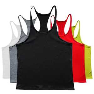New OEM Custom High Quality <b>Men</b> <b>Gym</b> Workout Wear <b>Vest</b> Fitness Tank Top Sleeveless <b>Men</b> Tank Top - Product Image 5