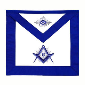 Delantal de masón maestro masónico hecho a medida Pakistán hecho delantal de Regalia masónico de alta calidad - Product Image 1