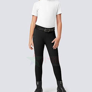 Leggings de Equitación para Mujer, Pantalones de Entrenamiento Ecuestre Elásticos, Cómodos, Impermeables, Resistentes al Viento, de Spandex/Poliéster - Product Image 1