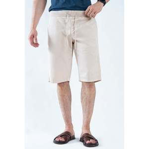 กางเกงขาสั้น DINO Sporty Summer ผ้าฝ้ายผสมสแปนเด็กซ์ ระบายอากาศได้ดี ไซส์ XS ถึง 6XL กางเกงขาสั้นเอวยางยืด รูดเชือกผูก แต่งโลโก้ - Product Image 4