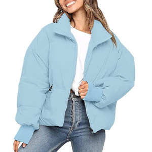 Nouvelle collection de vestes bouffantes respirantes avec logo personnalisé Manteau pour femmes avec design réversible grande taille - Product Image 1