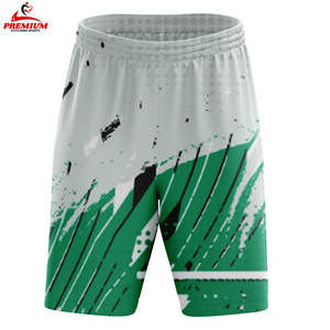 Shorts de bain pour hommes, taille plus, impression intégrale par sublimation, graphiques personnalisés, 100% polyester, shorts de plage - Product Image 1