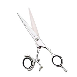 Tijeras de Peluquería, Tijeras de Barbería, Navaja de Entresacar, Tijeras Giratorias con Mango Giratorio - Product Image 2