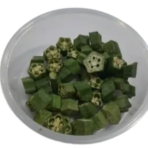 Okra lyophilisée, poudre de légumes naturelle, pour la cuisine - Product Image 1