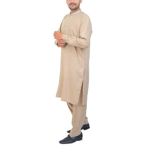 Nueva moda diseño de manga larga hombres Shalwar Kameez nueva llegada longitud Regular personalizado en blanco hombres Shalwar Kameez - Product Image 2