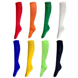 Chaussettes de football jaunes mi-hautes respirantes antidérapantes en tricot pour l'entraînement au football - Product Image 6