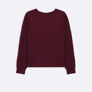 เสื้อสเวตเตอร์คอกลมแขนยาวผ้าฝ้ายแบบสวมหัวมีฮู้ดไซส์ใหญ่พิเศษกันลมสีทึบดีไซน์แบบ100% - Product Image 1