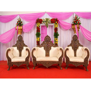 Stylish Engagement Ceremony Stage <b>Sofa</b> <b>Set</b> Perfect Wedding Stage Decoration <b>Sofa</b> <b>Set</b> Gorgeous Indian Wedding Stage <b>Sofa</b> Chairs - Product Image 1
