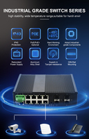 Switch Ethernet OEM/ODM de Fábrica con 6 Puertos SFP+ de 10G + 48 Puertos RJ45 de 1000M, Switch de Fibra para Sistemas de Empresas y Fábricas