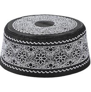 Hot Sale Customized Colors Embroidery Print Stylish Round Muslim Prayer <b>Cap</b> Eco-Friendly Breathable All Seasons for <b>Men</b> - Product Image 1