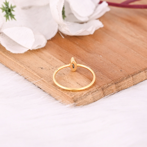 Natural Blue Topaz Gemstone Solid 925 Sterling <b>Silver</b> Yellow Gold <b>Plated</b> Women Designer Ring Birthstone Gift Minimalist Jewelry - Product Image 3